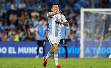 Almada lập siêu phẩm cho Argentina theo phong cách của Messi