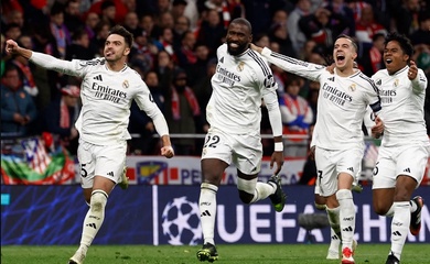 4 đội có cơ hội lọt vào trận chung kết Champions League cao hơn Real Madrid