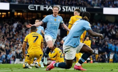 Bảng xếp hạng Ngoại hạng Anh mới nhất: Man City củng cố suất dự Champions League