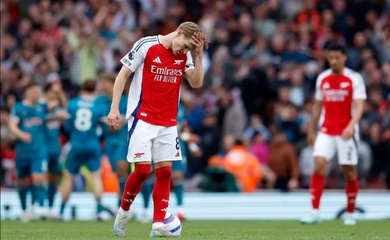 Bảng xếp hạng Ngoại hạng Anh mới nhất: Arsenal có nguy cơ bị Man City vượt qua