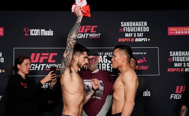 Trực tiếp UFC on ESPN 67: Quang Lê nhắm đến chiến thắng đầu tiên ở UFC