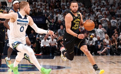 Dù Stephen Curry chấn thương, Golden State Warriors thắng bất ngờ Timberwolves tại Game 1