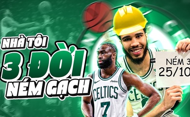 Boston Celtics "sống chết" với 3 điểm: Nhà tôi ba đời... ném gạch