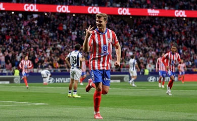 Tiền đạo của Atletico Madrid lập hat-trick nhanh nhất lịch sử La Liga