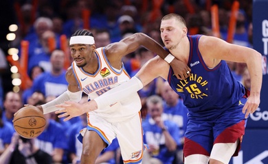Từ chối 44 điểm của Nikola Jokic, Oklahoma City Thunder thắng nghẹt thở Game 5 trước Denver