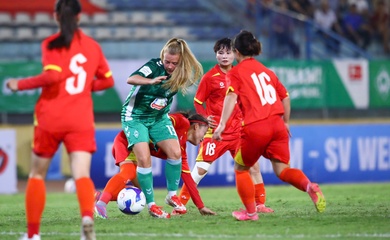 Tuyển nữ Việt Nam bất lực trước sức mạnh của Werder Bremen