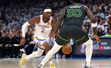 Oklahoma City Thunder thị uy sức mạnh, blow-out Timberwolves tại Game 1 CK miền Tây