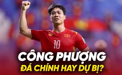 Trở lại tuyển Việt Nam: Công Phượng đá chính hay dự bị?