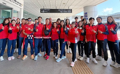 Đội tuyển điền kinh Việt Nam di chuyển hơn 10 tiếng đến dự giải Vô địch điền kinh châu Á 2025