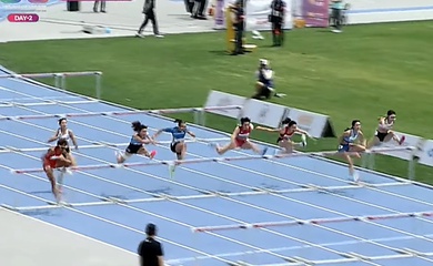 Huỳnh Thị Mỹ Tiên giành suất vào đấu chung kết 100m rào nữ Vô địch điền kinh châu Á 2025