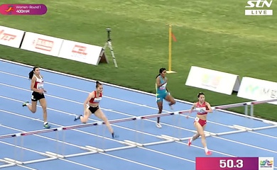 Quách Thị Lan nhẹ nhàng "vượt 400m rào" vào chung kết giải Vô địch điền kinh châu Á 2025