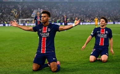 Với 3 thống kê này, Desire Doue đã làm nên lịch sử ở Champions League