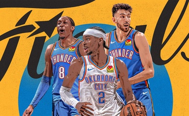 Đội hình Oklahoma City Thunder dự NBA Finals 2025: Chiều cao, cân nặng và số áo chi tiết mới nhất