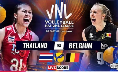 Link trực tiếp giải bóng chuyền VNL 2025 hôm nay: Thái Lan vs Bỉ