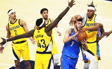 Bóp nghẹt OKC trong 5 phút cuối trận, Indiana Pacers dẫn trước series chung kết NBA Finals 2025