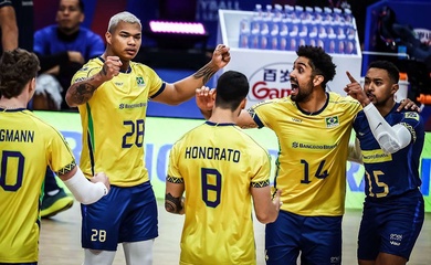 Lịch thi đấu bóng chuyền nam VNL 2025 ngày 15/6: Tâm điểm Brazil vs Slovenia