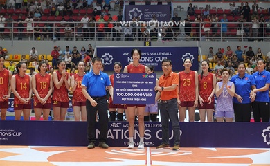 Tuyển bóng chuyền nữ Việt Nam nhận "mưa" tiền thưởng sau chức vô địch AVC Nations Cup