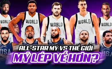 NBA All-Stars Mỹ đối đầu thế giới: Dàn sao quốc tế áp đảo "nội binh"?
