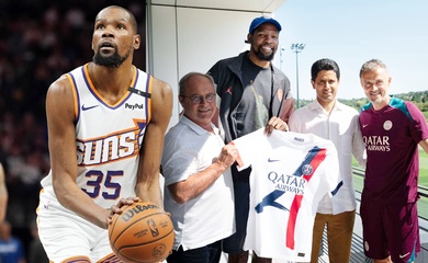 Chuyển nhượng NBA: Giữa bão tin đồn, Kevin Durant có động thái bất ngờ với… CLB bóng đá PSG?