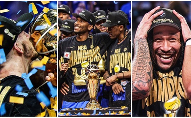 Cảm xúc vỡ oà với khoảnh khắc nâng cúp vô địch NBA 2025 của Oklahoma City Thunder