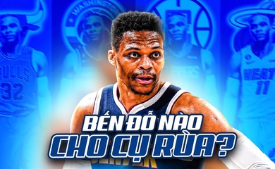 Chuyển nhượng NBA - Russell Westbrook lại có ý định nhảy việc: Bến đỗ nào cho "cụ rùa" cựu MVP?