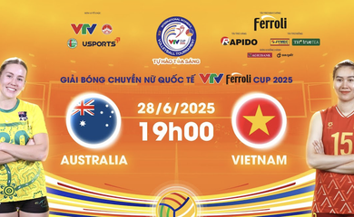Link trực tiếp bóng chuyền VTV Cup hôm nay: Việt Nam vs Úc