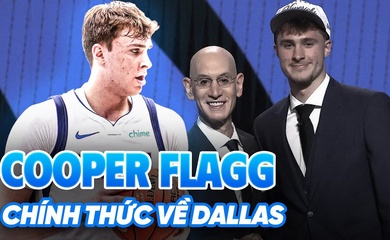Cooper Flagg chính thức dọn nhà về Dallas: "Cậu bé vàng" sẽ thi đấu vị trí nào?