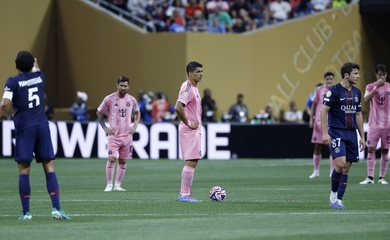 Truyền thông Pháp chê bai gay gắt Messi sau khi PSG thắng đậm Inter Miami
