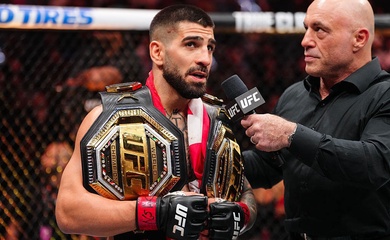Ilia Topuria vượt Islam Makhachev leo lên Top 1 bảng xếp hạng P4P UFC