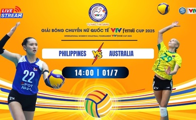 Link trực tiếp bóng chuyền VTV Cup hôm nay 1/7: Philippines vs Úc