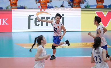 Bóng chuền nữ U21 Việt Nam đánh bại Tứ Xuyên, có chiến thắng đầu tiên tại VTV Cup 2025