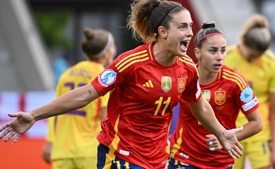 Kết quả bóng đá nữ châu Âu Euro 2025 hôm nay mới nhất: Tây Ban Nha toàn thắng
