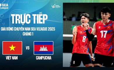 Link trực tiếp bóng chuyền nam SEA V.League hôm nay 10/7: Việt Nam vs Campuchia