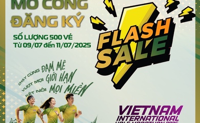 Mở cổng đăng ký FLASH SALE của Giải bán marathon Quốc tế Việt Nam 2026