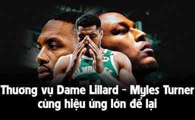 Cắt Damian Lillard, ký Myles Turner: Thương vụ phũ phàng và liều lĩnh của Milwaukee Bucks