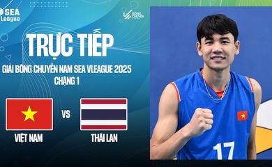 Link trực tiếp bóng chuyền nam SEA V.League hôm nay 11/7: Việt Nam vs Thái Lan