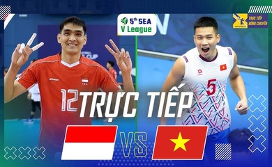 Link trực tiếp bóng chuyền nam SEA V.League hôm nay 12/7: Việt Nam vs Indonesia