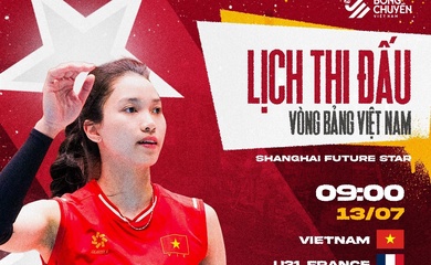 Lịch thi đấu bóng chuyền hôm nay ngày 13/7