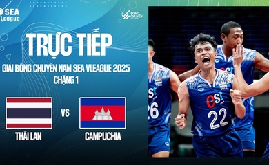 Link trực tiếp bóng chuyền nam SEA V.League hôm nay 13/7: Thái Lan vs Campuchia