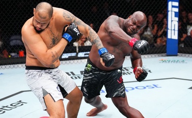 Quái vật KO UFC Derrick Lewis hạ tài năng bất bại chỉ sau 35 giây