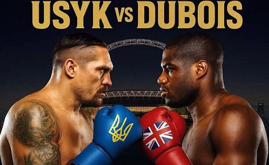Lịch thi đấu Usyk vs Dubois 2, trận thống nhất đai hạng nặng kinh điển