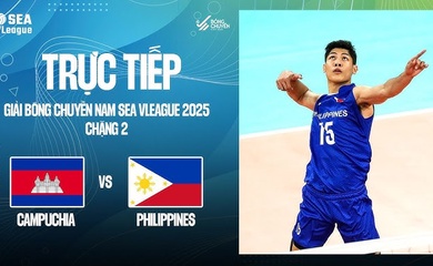 Link trực tiếp bóng chuyền nam SEA V.League hôm nay 18/7: Philippines vs Campuchia