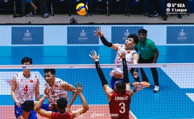 Đội tuyển bóng chuyền nam không còn cơ hội vô địch SEA V.League