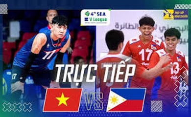 Link trực tiếp bóng chuyền nam SEA V.League hôm nay 20/7: Việt Nam vs Philippines