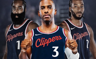 Chris Paul trở lại mái nhà xưa LA Clippers, đội bóng của Harden và Leonard tăng chiều sâu đáng kể