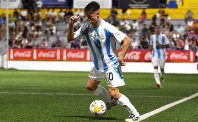 U20 Argentina đánh bại Chile 2-0 ở giải đấu chuẩn bị cho World Cup... U17