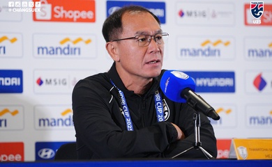 HLV U23 Thái Lan đánh giá Indonesia mạnh hàng đầu Đông Nam Á