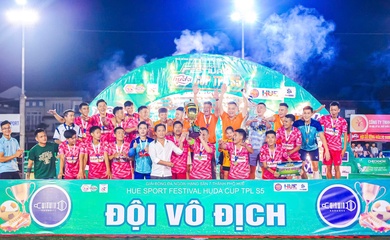 Dàn sao SPL toả sáng, FC Win Win đăng quang Giải sân 7 lớn nhất Huế