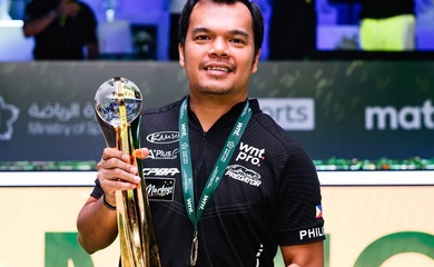 Carlo Biado vô địch 9 bi thế giới sau trận chung kết "tuyệt đối điện ảnh" với Fedor Gorst