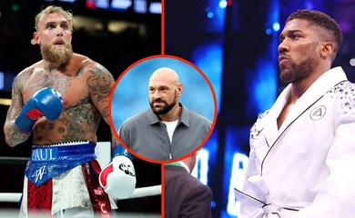 Tyson Fury đặt cược... 26 tỷ đồng vào trận Anthony Joshua vs Jake Paul